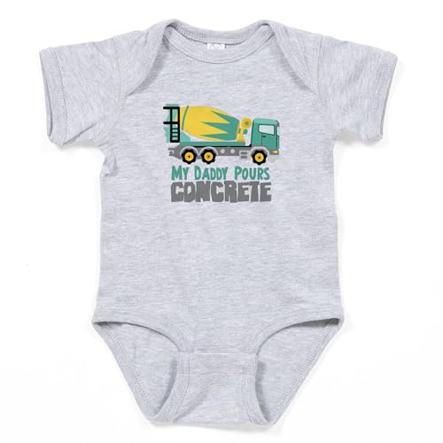 CafePress My Daddy Pours Concrete Body Suit Cute Infant Bodysuit Baby Romper