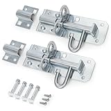 onestopparking Sécurité supplémentaire : ce boulon de portail de jardin est un must have si vous avez des enfants ou des animaux domestiques à la maison ; installez-le hors de portée des enfants et verrouillez vos objets de valeur avec ce verrou de porte