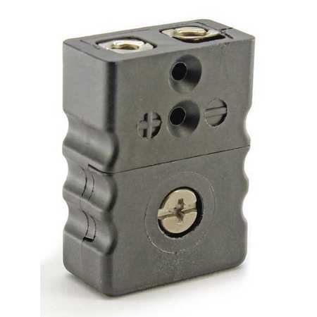 Thermocouple Jack, J, Standard, Black, 2 Pin