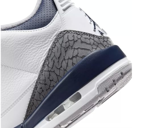 Nike Air Jordan 3 Retro White/Midnight Navy (CT8532-140) (White/Midnight Navy, US Footwear Size System, Adult, Men, Numeric, Medium, 15)4