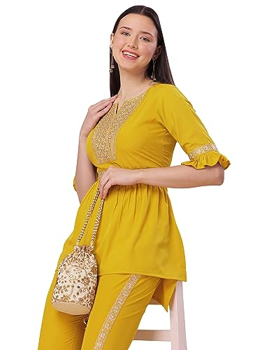 Image of NAINVISH Womens Top with Pant