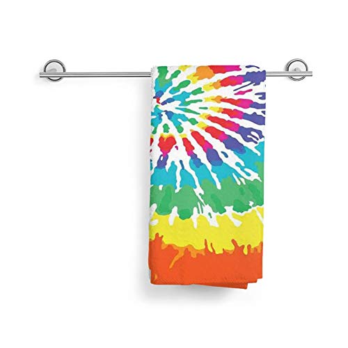 Msguide Tie Dye Hand Towels For Bathroom Clearance Decor Face Towels Microfiber Towels Soft Fingertip Towel For Gym Yoga Spa Pool Sport Hotel #TOP5