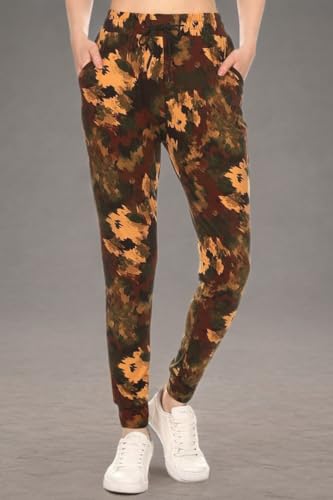 Image of Leggings Depot Premium Jogger Women's Popular Print High Waist Track Pants(S-XL)