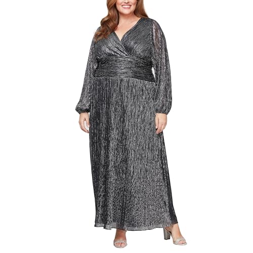 sl fashions mother of the bride dresses Sl Fashions Women's Sequin Lace Chiffon Caplet Gown - Buffet