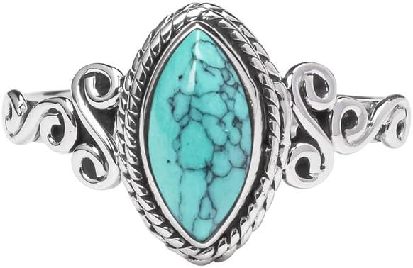 Gemstone Ring 925 Sterling Silver Statement Ring For Women and Girls Handmade Rings Natural Gemstone Ring Promise Ring For Christmas Gift For Her - Image 2