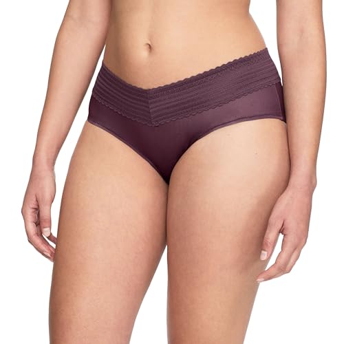 Image of Warner's Women's No Pinching No Problems Dig-free Comfort Waist With Lace Microfiber Hipster 5609j, Retired Colors