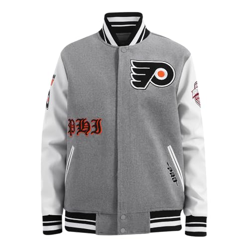 Image of Pro Standard Mens NHL Old English Varsity Jacket