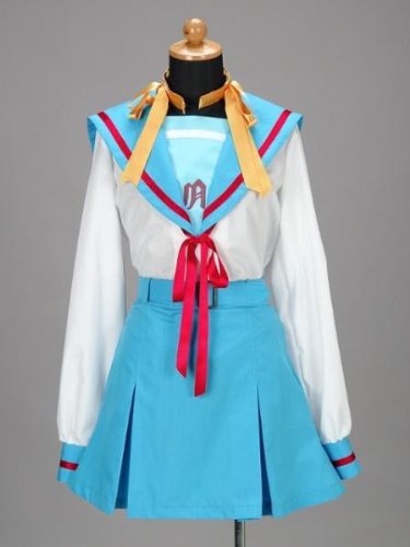 Amazon.co.jp: 049 涼宮ハルヒの憂鬱 女子制服長袖コスプレ衣装(女性M 