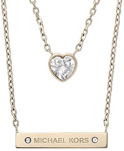 Michael Kors Gold Modern Brilliance Lobster Clasp Pendant Necklace #TOP1