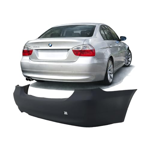 Image of FitParts Compatible with BMW 325i /328i /330i 2006-2008 Rear Bumper Cover | Primed, Sedan, Ready to Paint, OEM 51127141053, BM1100164