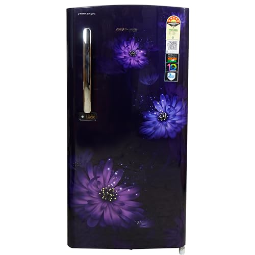 Image of Voltas Beko 185 L, 5 Star, Single Door DC Refrigerator (Dahlia Blue) (RDC220A /W0DBETMH000GD)