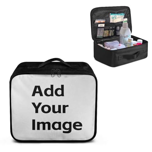 Image of Gomyblomy Custom First Aid Bag Empty Medicine Bag Storage Pouch for Medical Supplies Large Capacity Emergency Trauma Kit for Home Travel Car Sport Personalized First Aid Kit