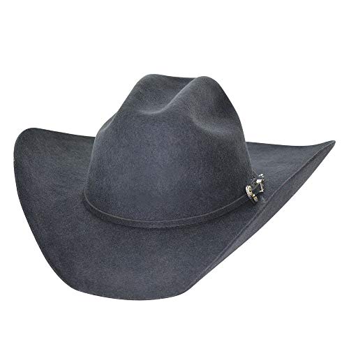 Image of Bullhide Unisex-Adult Felt Collection Kingman 4X Premium Wool Western Cowboy Hat, 4 inch Brim
