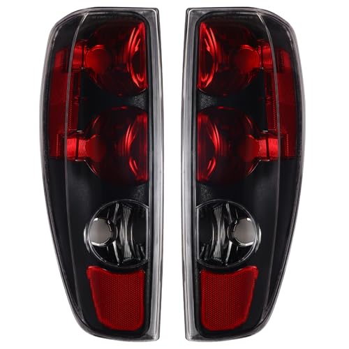 Boine Tail Light Compatible with Chevrolet Chevy Colorado GMC Canyon 2004-2012 Driver and Passenger Side Rear Light Housing Brake Lamps Replaces GM2801164 (Black)