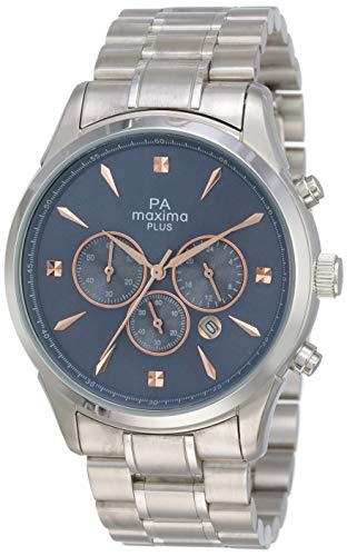 Maxima Analog Blue Dial Mens Watch - 48812CMGS (B07V47RNWT) Amazon Price History, Amazon Price Tracker