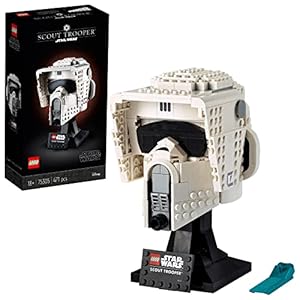 LEGO 75305 Star Wars Scout Trooper helm Collectie Opbouwbare modelbouwset, Display Inzamelbare Decoratieset voor Volwassenen