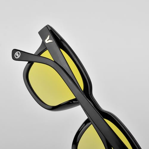 Image of SAM AND MARSHALL VIGOUR Sunglass I polarized I 400% UV Protection I Square Sunglass I Polycarbonate I Built I Unisex