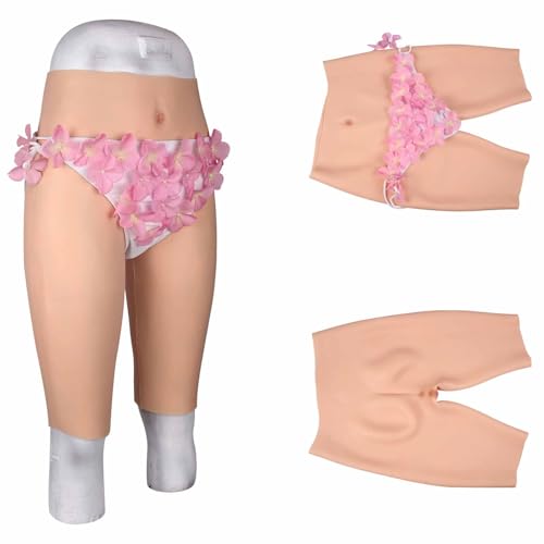 Culotte réaliste en silicone effet camel toe pour une silhouette féminine invisible
