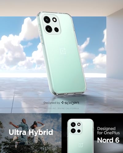 Image of Spigen Ultra Hybrid | OnePlus Nord 6 Case [Transparent] [Air Cushion Protection] OnePlus Nord 6 Back Cover | TPU+PC - Crystal Clear