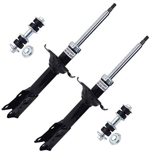 Image of Detroit Axle - Front Shock Absorbers Assembly Sway Bar End Links Replacement for 2004 2005 2006 Scion xA xB - 4pc Set