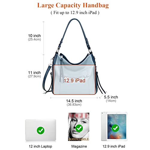 Image of Over Earth Hobo Purses and Handbags for Women Genuine Leather Shoulder Bag Crossbody Purse