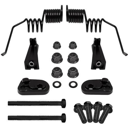 QBselecar Spring Style Rail Mount Snowmobile Ice Scratchers kit Compatible with Ski-Doo Summit 2008-2020 Replace 860201728 860201761 860201140