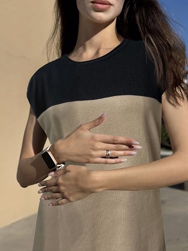 Image of Zeagoo Sleeveless Sweater Tops for Women Sweater Tank Knit Vest for Women Summer Basics Fashion Outfits