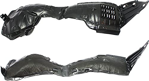 Evan Fischer Fender Liner Set Compatible with 2013-2015 Nissan Altima, Plastic Material, Front Driver and Passenger Side NI1249134, NI1248134