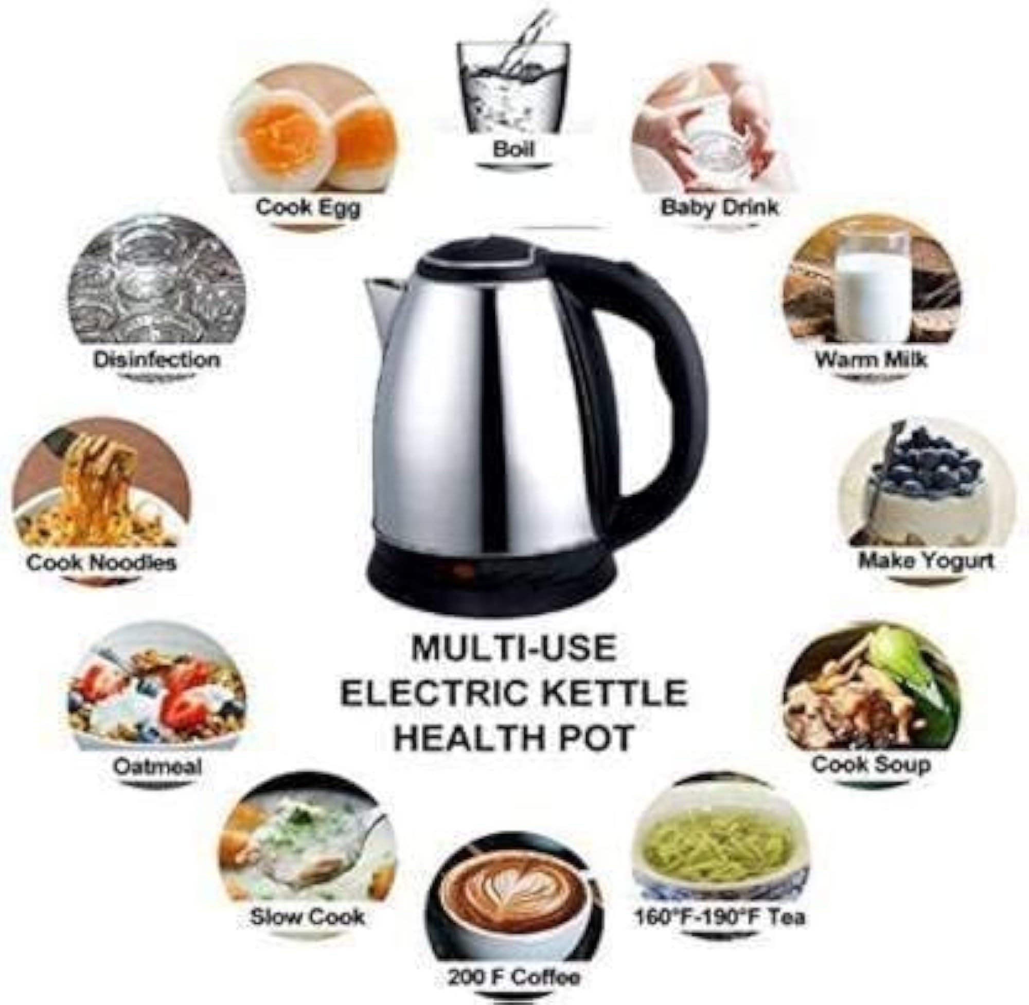 Electric Hot Water Kettle Boiler Heater Jug