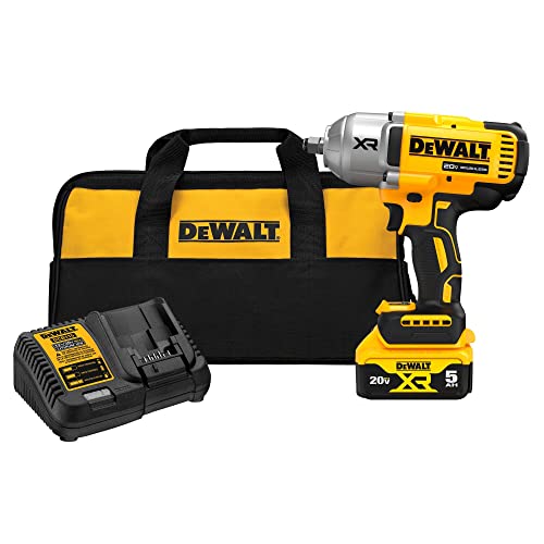 DEWALT-20V-MAX-Cordless-Impact-Wrench-Kit-20V-MAX-12-Hog-Ring-With-4-Mode-Speed-Includes-Battery-Charger-and-Kit-Bag-DCF900P1