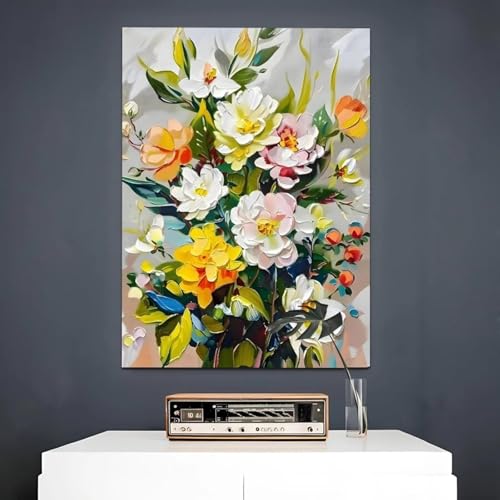 Décoration murale florale pour chambre à coucher afin de raviver un mur vide - 3