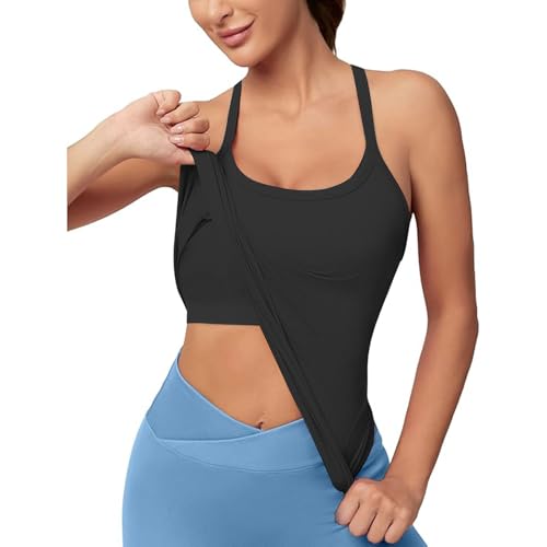 La mejor comparación de Ropa de Ejercicio y fitness para Mujer para comprar hoy. 43 BPDDKA Camiseta Deportiva Transpirable Sin Mangas para Mujer, Sin Mangas, Sin Espalda, para Fitness y Yoga, Ideal para Deporte, Fitness, Running(MX/US, Alfa, X-Chico, Regular,...