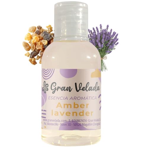 Esencia Amber Lavander 1 Litro: Aroma Floral Oriental, Lavanda,...