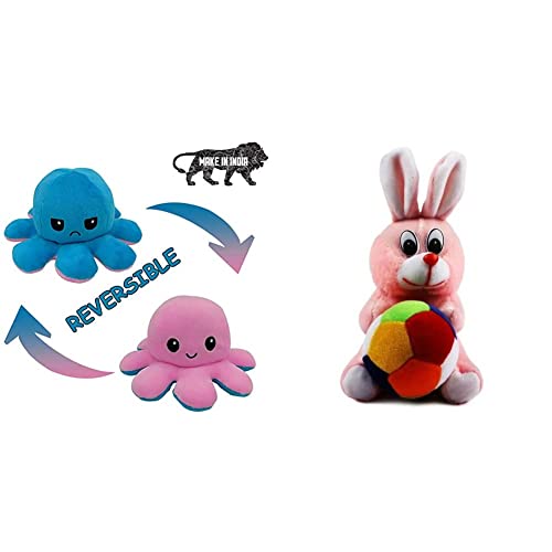 Image of Babique Octopus Sitting Plush Soft Toy (17 cm) Ball Stuffed Soft Toy Plush (Toys, Rabbit)