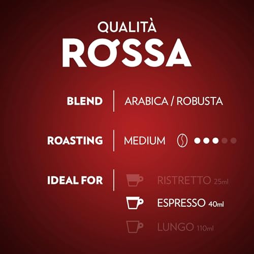 Lavazza, Variety Pack, 100 Aluminium Capsules Compatible with Nespresso Original Machines, Espresso Maestro Ristretto, Espresso Maestro Lungo, Qualità Oro, Qualità Rossa, Tierra, Espresso Maestro Dek