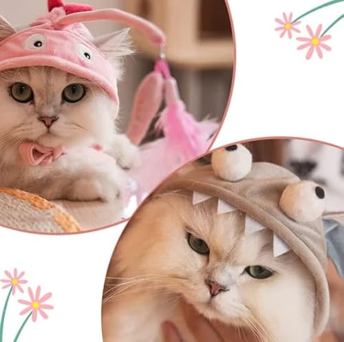 Cat Hat, Cat Costume Fish Hat, Cats And Small Dogs Kitten Puppy Party Costume Accessory Headwea, Soft Plush Pet Cap Fish Outfit For Cats & Puppies. (A) #TOP4