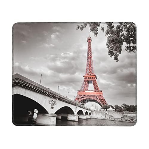 Tapis de souris imperméable anti-effilochage Tower Paris pour ordinateur portable