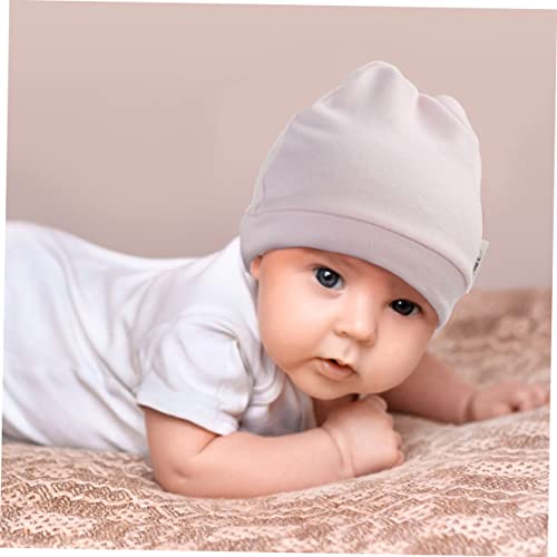 3Pcs Cotton Hats Lovely Newborn Headwear Lightweight and Comfortable Unique Knot Design for Showers and Everyday Use3