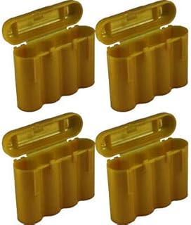 EBC Battery 4 Gold Plastic AA AAA Battery Holder Box Storage Cases