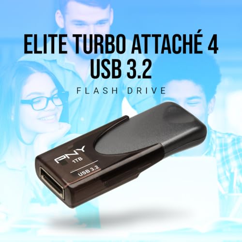 Image of PNY 1TB Elite Turbo Attache 4 USB 3.2 Flash Drive