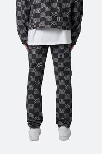 mnml Men's D528 Checkered Denim4