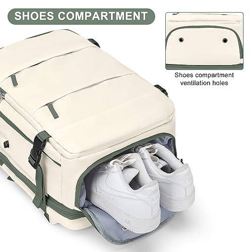 Image of coofay Expandable Travel Backpack For Women Men Airline Approved Personal Item Backpack For Airlines Carry On Backpack Flight Approved Waterproof Backpack For Traveling On Airplane Travel Bag