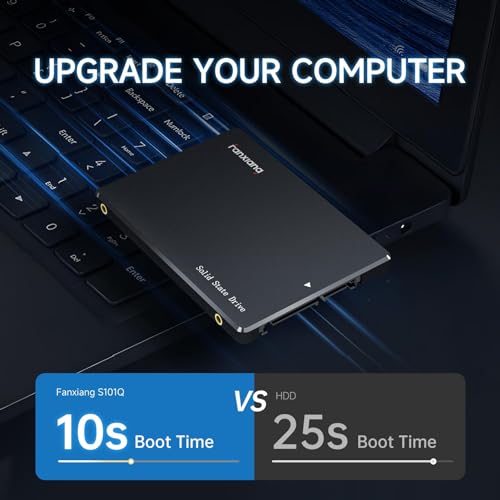 fanxiang 512GB SATA SSD 2.5'' SSD SATA III 6 Gb/s Internal Solid State Drive Up to 560 MB/s 3D NAND SLC Cache for Laptop and PC Desktop Performance Boost 7mm(0.28″) S101Q - image 8