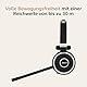 Jabra Evolve 65 SE Schnurloses Stereo-Headset-Bluetooth-Headset mit Mikrofon mit Geräuschunterdrückung, langlebigem Akku-Unified Communications zertifiziert für Zoom, Unify, mehr-Schwarz, 6599-839-409