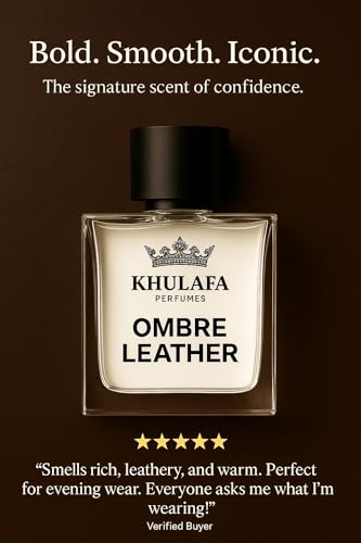 Image of Ombere Leather Inspired Perfume | Bold Leather & Cardamom Scent for Men | Long-Lasting Eau De Parfum | 100% Scent Match | Premium Masculine Fragrance | Ideal for Night & Formal Wear | 50ML