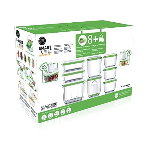 Starter Kit Barcelona - 1 Turtle Vacuum Sealer + 8 Containers Cover