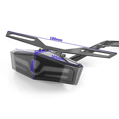 Motocicleta Acessórios Universais Lâmpada Indicadora Traseira Led Luz De Freio Traseira Com Suporte