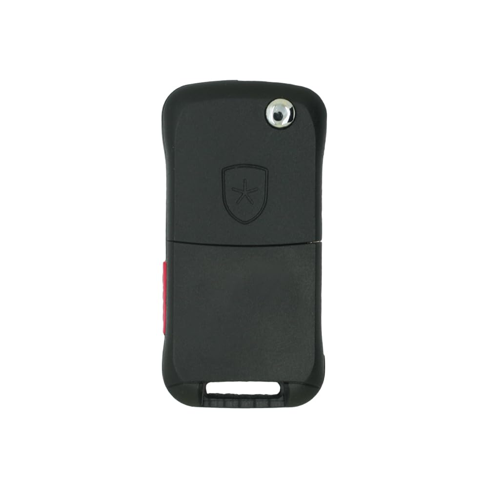 BROVACS Replacement Key Shell Compatible with PORSCHE Cayenne 4 Button Keyless Entry Flip Remote Key Case Fob 3 BTN Panic PG922A - Image 4