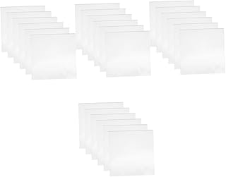 Homoyoyo 120 Peças Saco De Proteção De Registros Caixa De Plástico Caixa De Plástico Discos De Vinil Armazenamento De Discos De Vinil Protetor De Armazenamento Mangas De Discos Protetor De