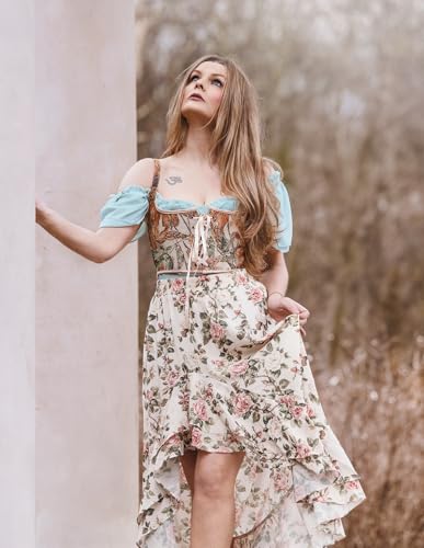 Image of Scarlet Darkness Wide Belts for Women Renaissance Corset Cinch Belt Waist Belt for Dresses Yellow 8